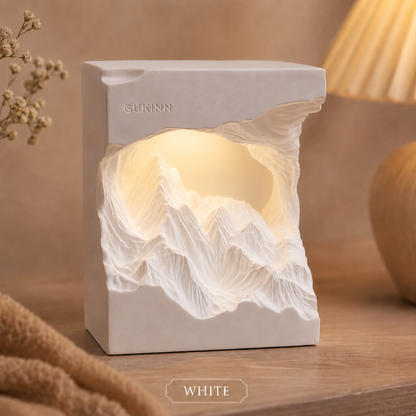 Illuminated Mountain Sculpture Gift Set
