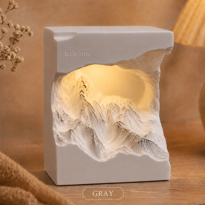 Illuminated Mountain Sculpture Gift Set