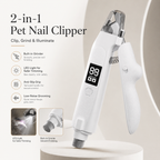 2-in-1 LED Pet Nail Clipper & Grinder