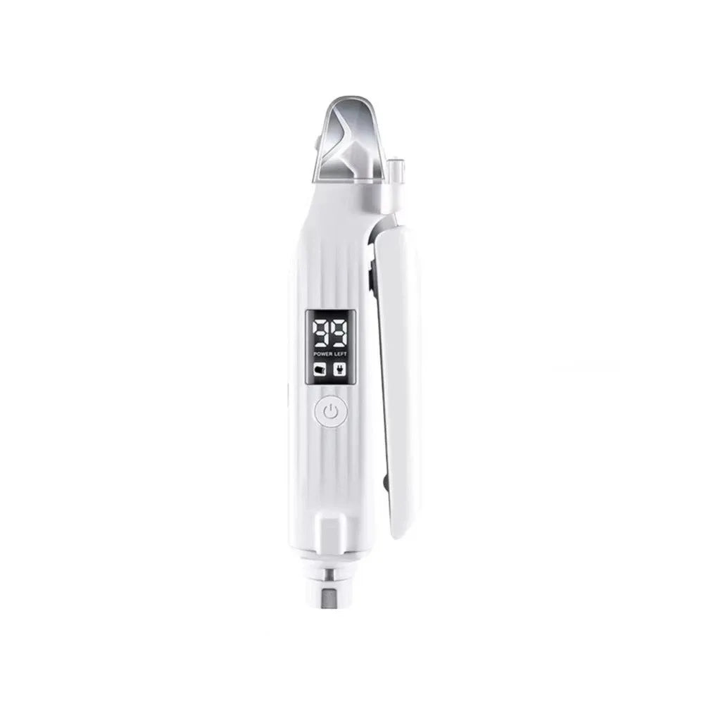 2 in 1 Electric Pet Nail Trimmer Portable with LED Lights Pet Nail Clippers Multi-functional Pet Nail Grinder